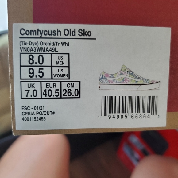 Vans comfycush old skool tie-dye - Picture 3 of 15